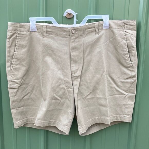 MEN'S Flat Front Above The Knee Comfy Shorts, 9” Inseam, 2-Pack Size 46 - Picture 6 of 12